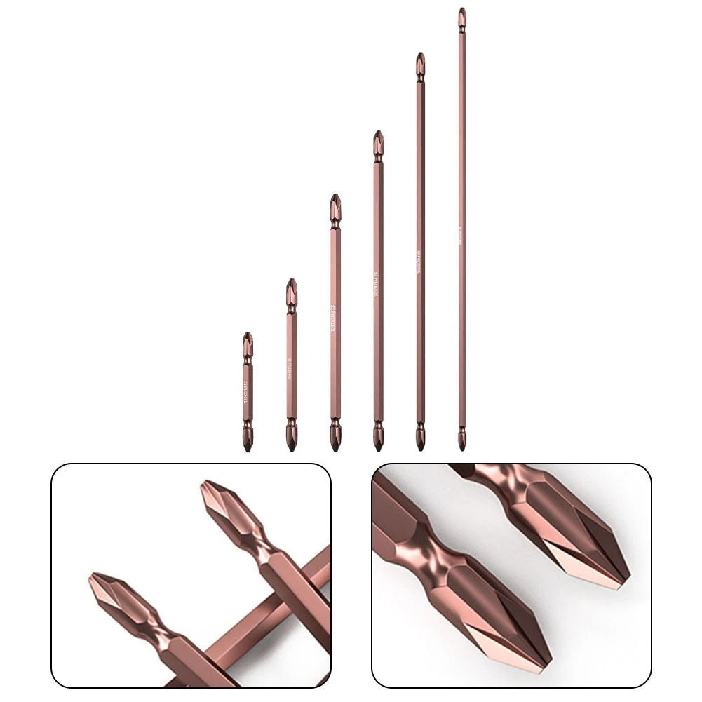 PH2 Magnetic Screwdriver Bits for Universal Use (1/4 Hex Shank)