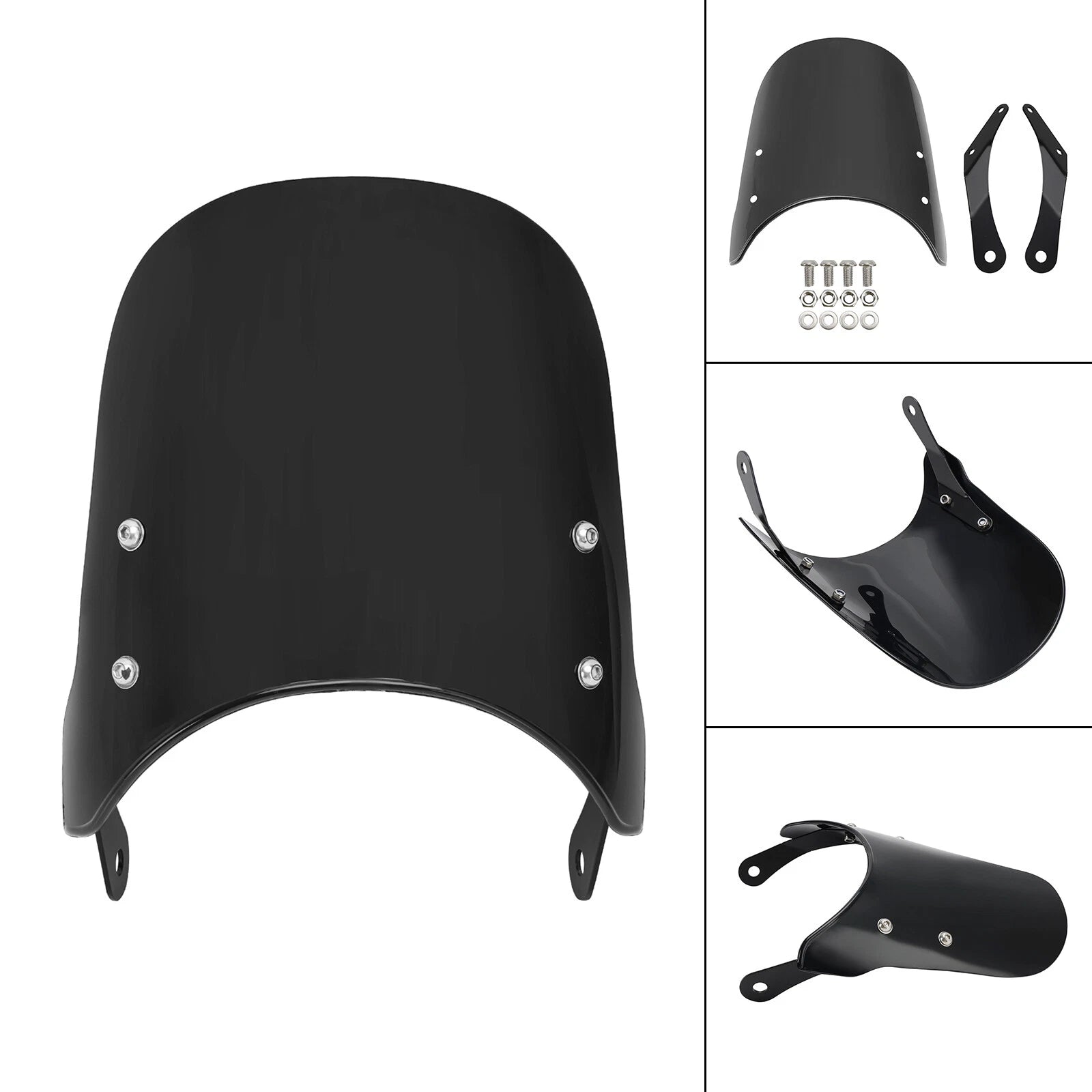 Windshield for Yamaha XSR 700 900, Honda CB400 CB1100 CB1300 (Fit)