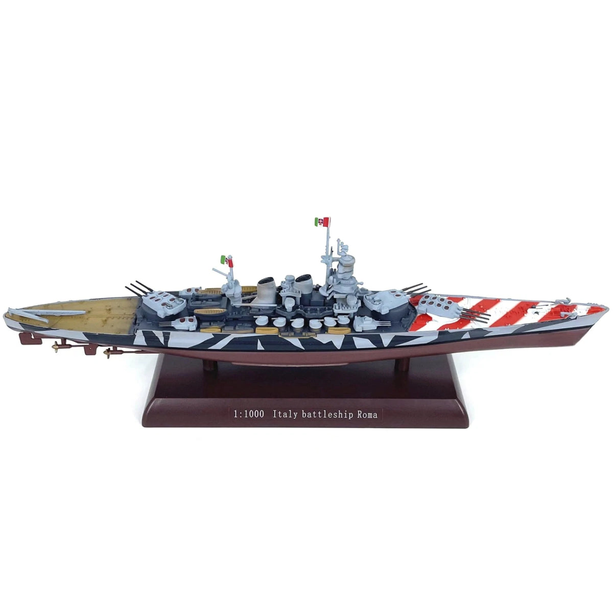 1/1000 Scale Diecast Alloy Italian Battleship Roma Model Display