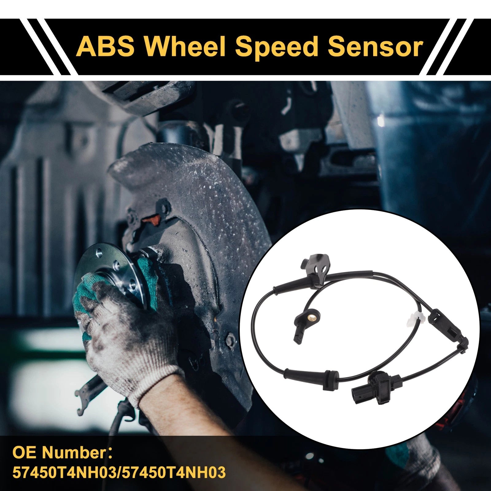 ABS Wheel Speed Sensor Front Right Replacement for Honda Jade (2015–2020)