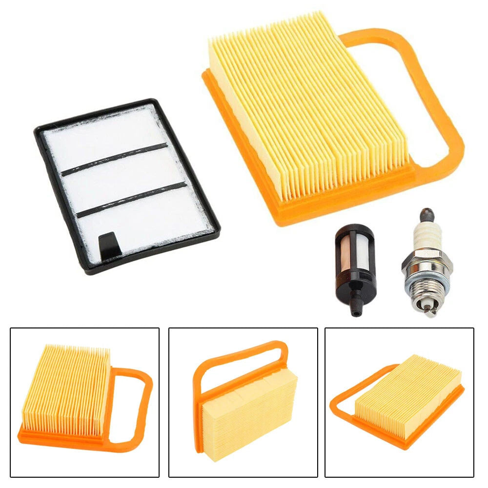 Set of 1 Air Fuel Filter Spark Plug for Stihl TS410 TS420 TS480