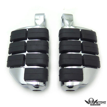 Chrome Dually Footpegs for Suzuki Marauder 800 (1997–2004)