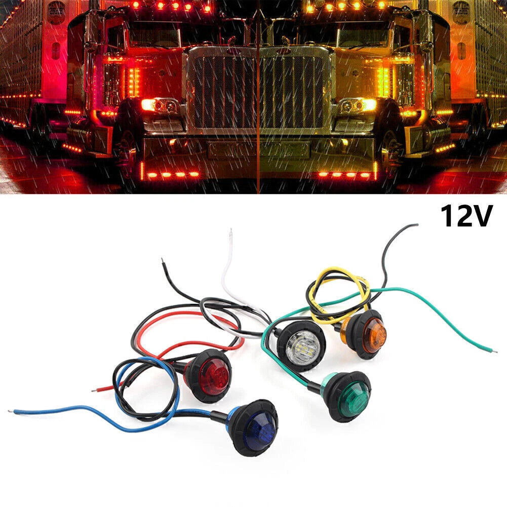 LED Front Rear Side Clearance Marker Lamp for Car Truck SUV Bus Van