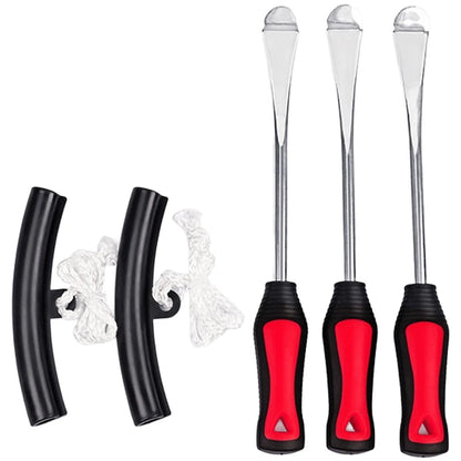 Set of 5 Tire Lever Tools with Protective Covers for Car Motorcycle Scooter