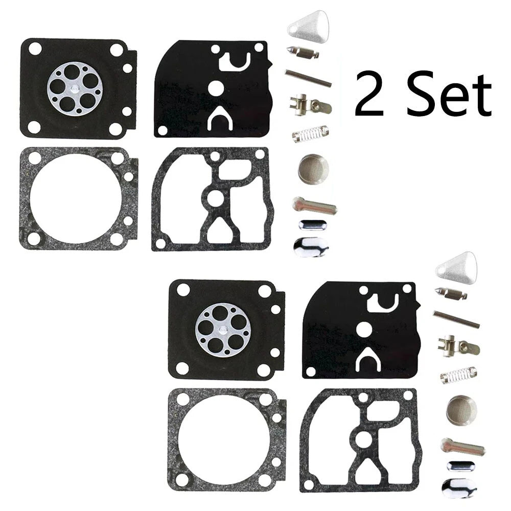 Set of 2 Carburetor Rebuild Kits for Stihl FS450 FS120 FS200 FS250 (Zama RB-40 RB-85)