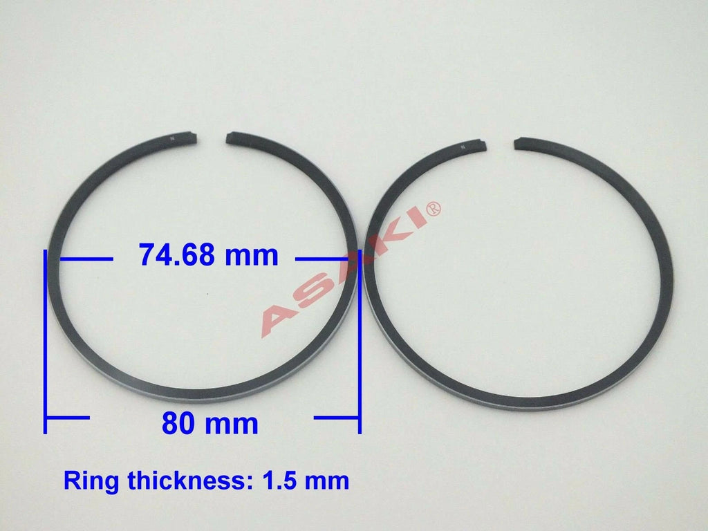 Piston Kit + Ring Set for Yamaha GP1200R/XLT (66V-11636-00, Oversize 0.50)