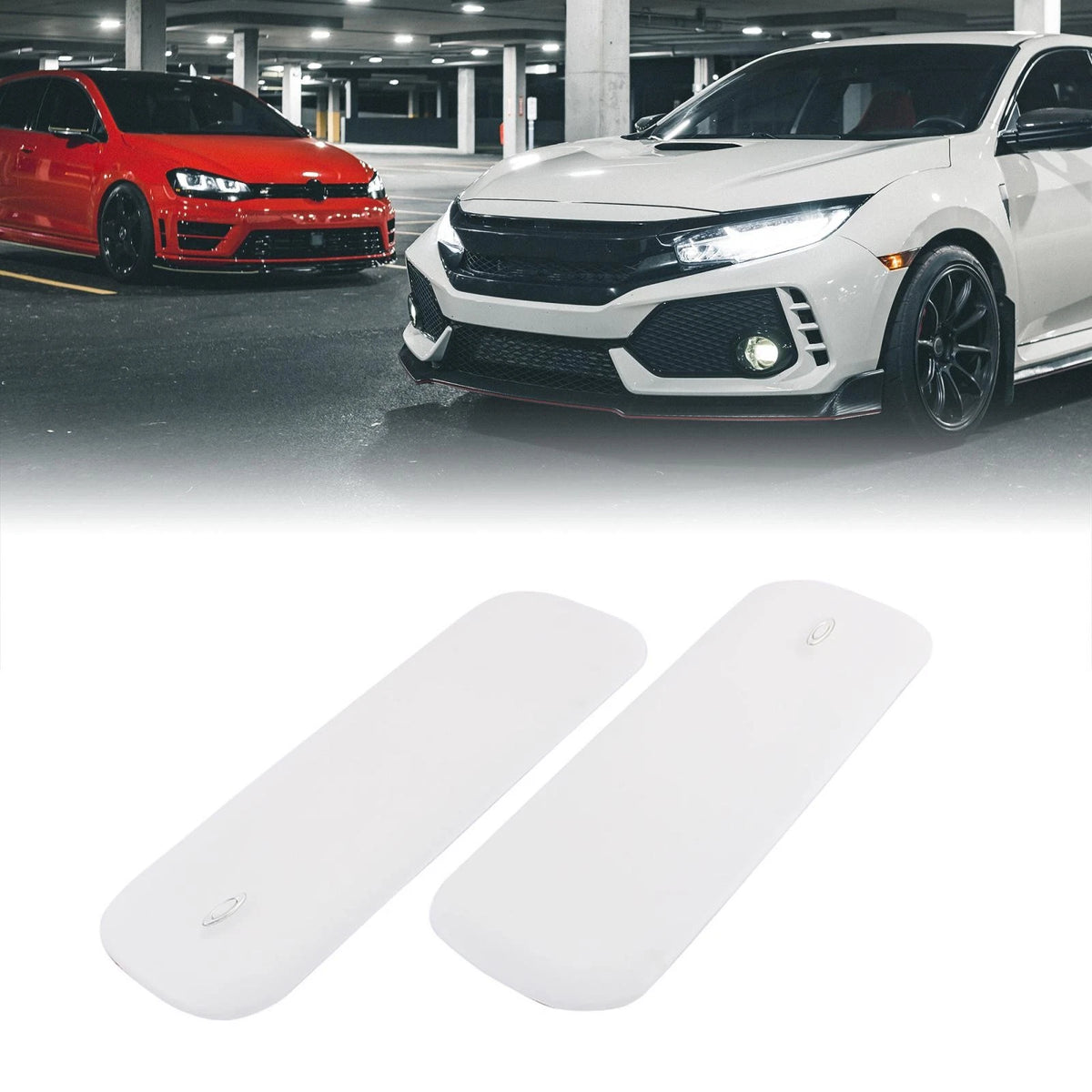 Set of 2 Rubber Front Rear Corner Bumper Guard Protectors for