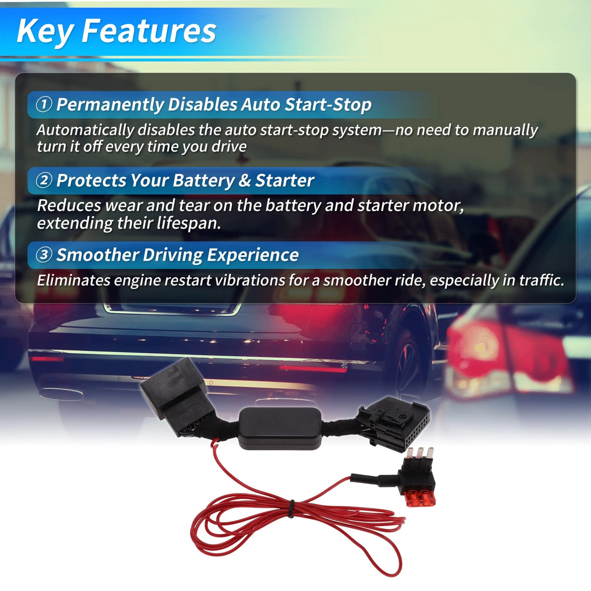Auto Start Stop Eliminator for Chevrolet Tahoe Suburban GMC Yukon (2024-2025)
