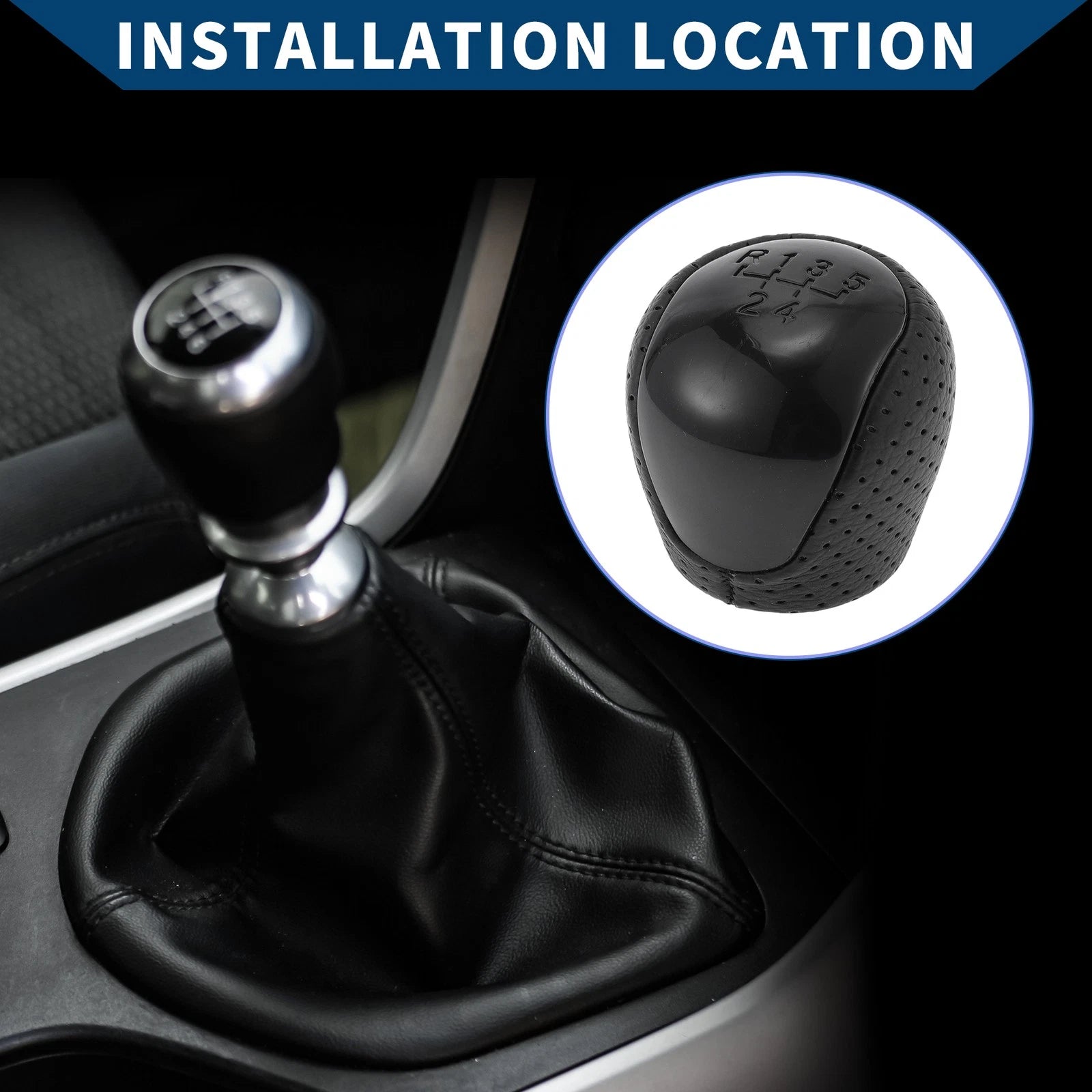 Manual Gear Shift Knob Replacement for Hyundai Elantra (2009–2012)