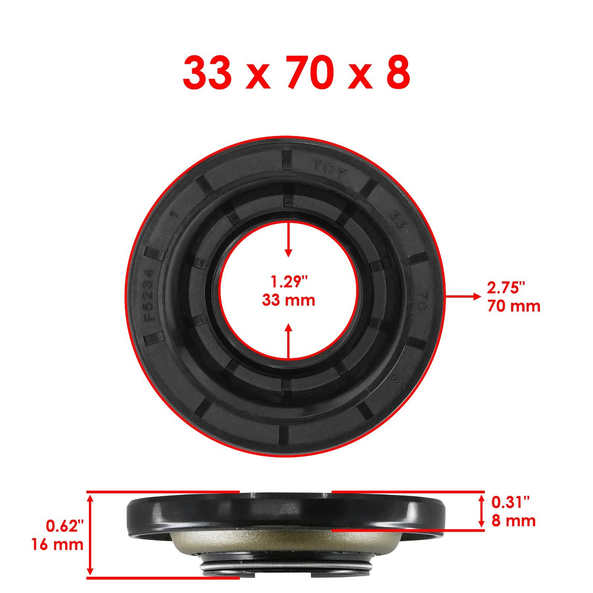 Rear Differential Seal and O Ring Replacement for Honda Rincon TRX680 (2006–2023)
