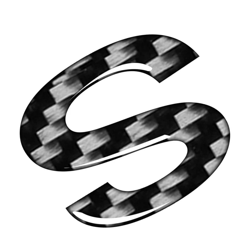 Car Badge Emblem Alphabet Letter Decals for