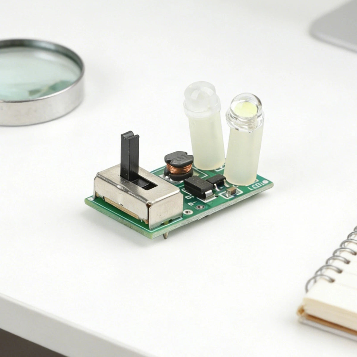 Bright White Light Control Board for DIY Solar Project (1.2V)