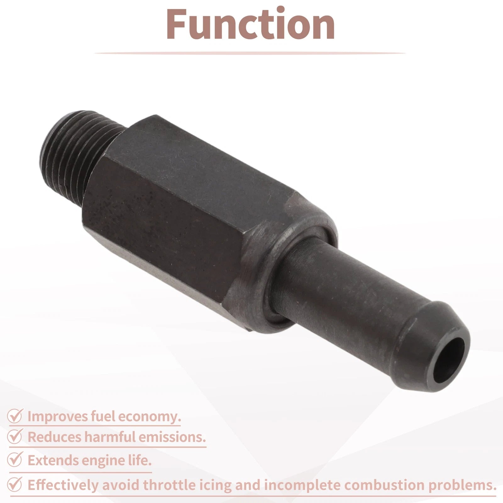 PCV Valve 0450270/PCV337 for Mitsubishi Eclipse (2002–2008) Metal Black