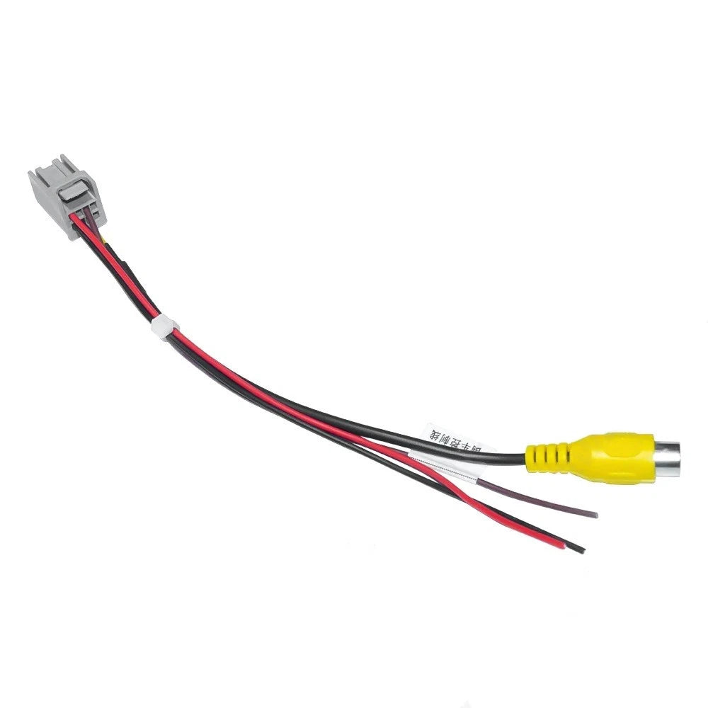 8Pin Rear Camera Video Plug Adapter RCA Cable For 14-20 Mitsubishi Factory Radio