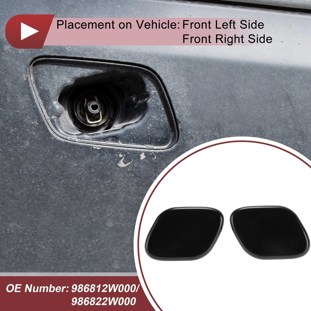 Headlight Washer Nozzle Cover Cap for Hyundai Santa Fe (2006–2012)