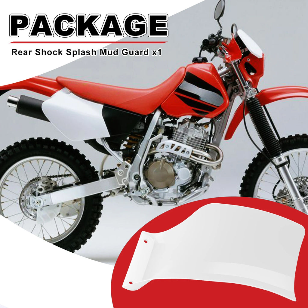 Rear Mud Flap Rock Splash Guard for Honda XR400R (1996–2004)