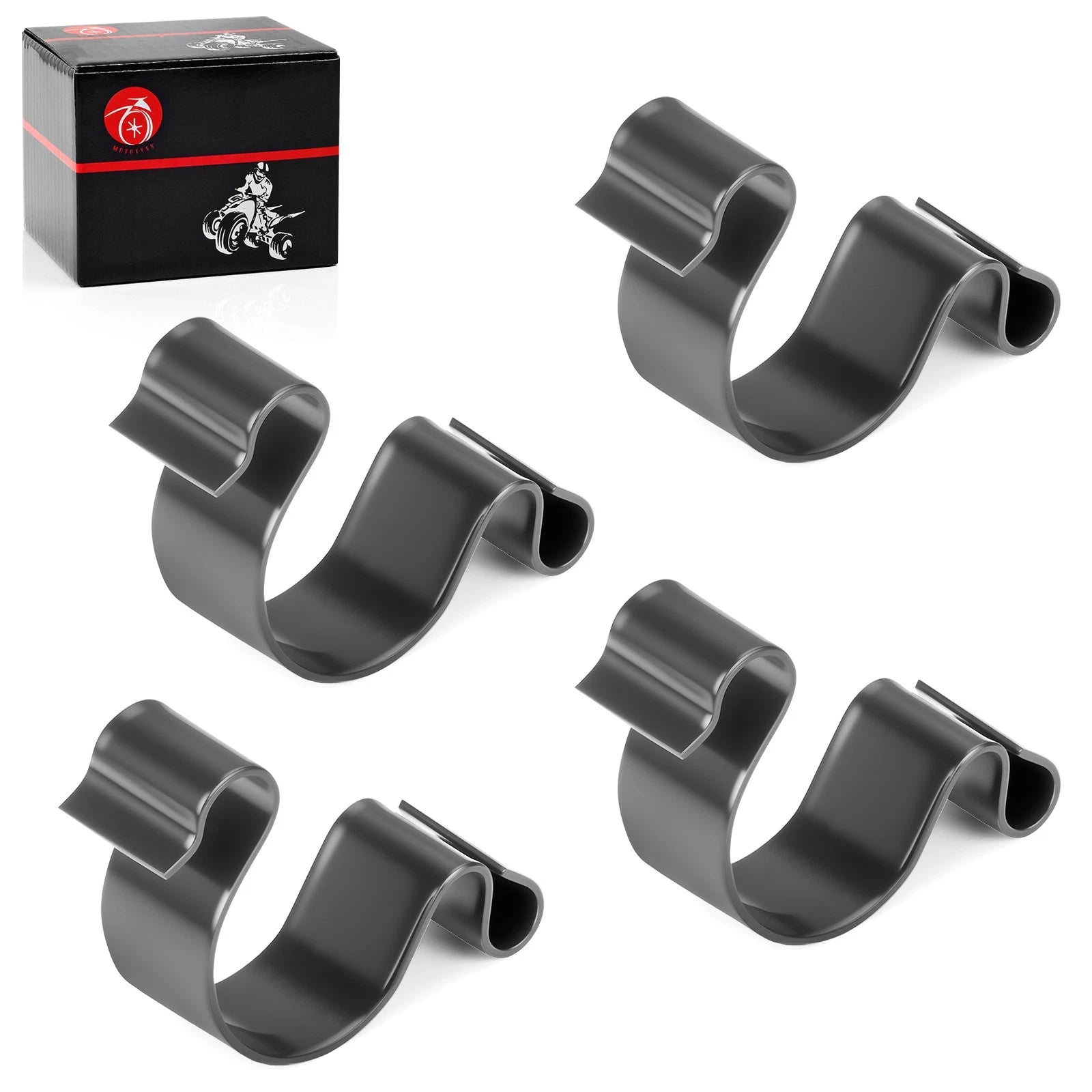 Set of 4 Air Box Lid Clips 5242044 for Polaris Scrambler 500 (1997–2012)
