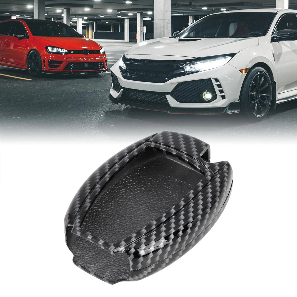 Flip Key Cover Shell for Mercedes-Benz ML350 Carbon Fiber Pattern (2006–2015)