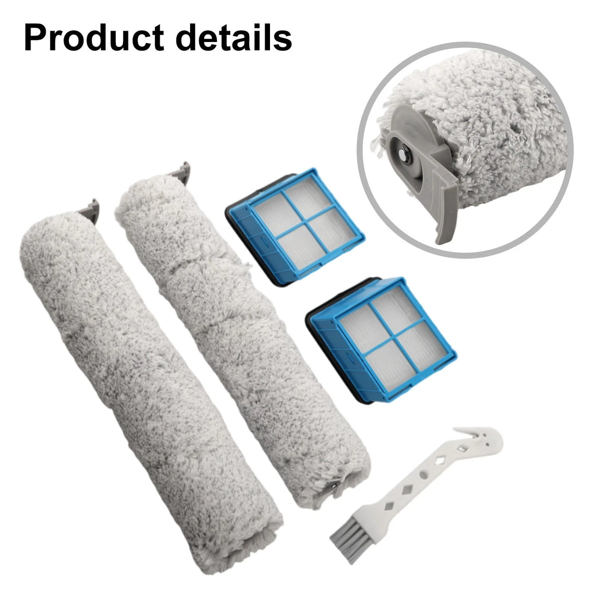 2 Pack Roller Brushes for Bissell CrossWave OmniForce (3882, 3970F)