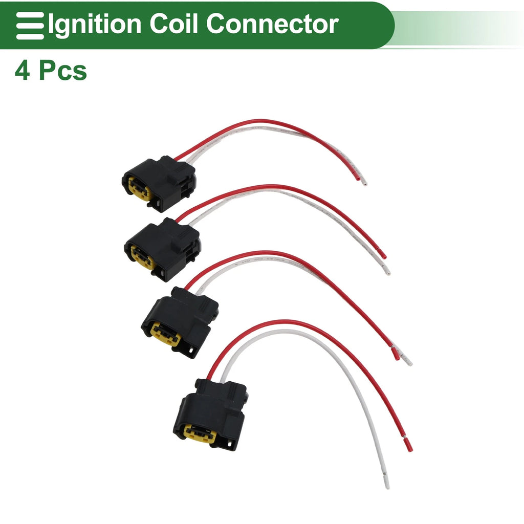 Ignition Coil Connector 4 pcs Replacement for Hyundai Accent 1.6L (2012–2020)