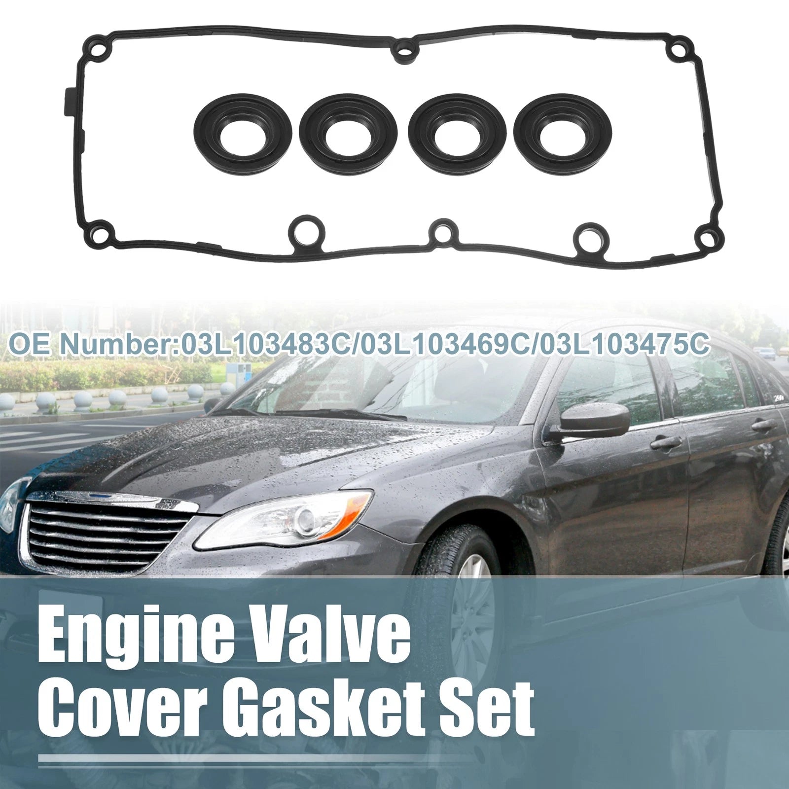 Valve Cover Gasket Set Replacement for Audi A3 (2009–2013)