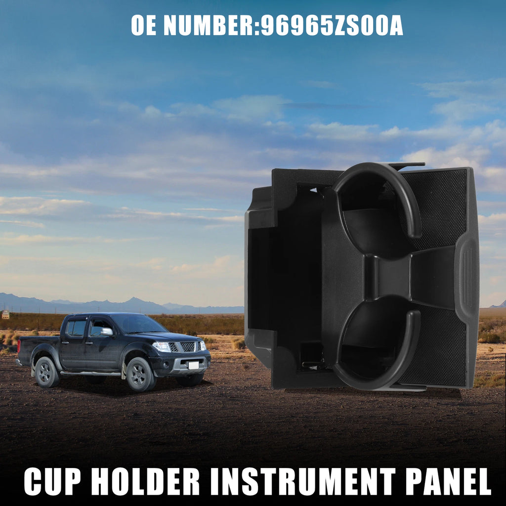 Cup Holder for Nissan Frontier (2006–2021) No. 96965ZS00A, Gray