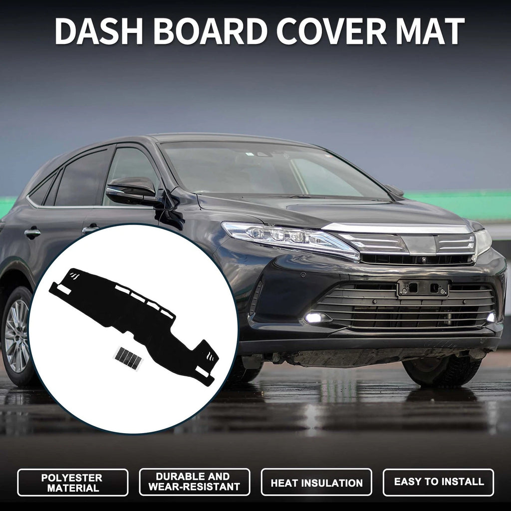 Dashboard Dash Cover Mat with Sticker for Toyota Harrier 80 (2020–2024)