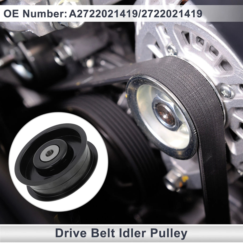 Drive Belt Idler Pulley Replacement for Mercedes-Benz W463 2009–2014