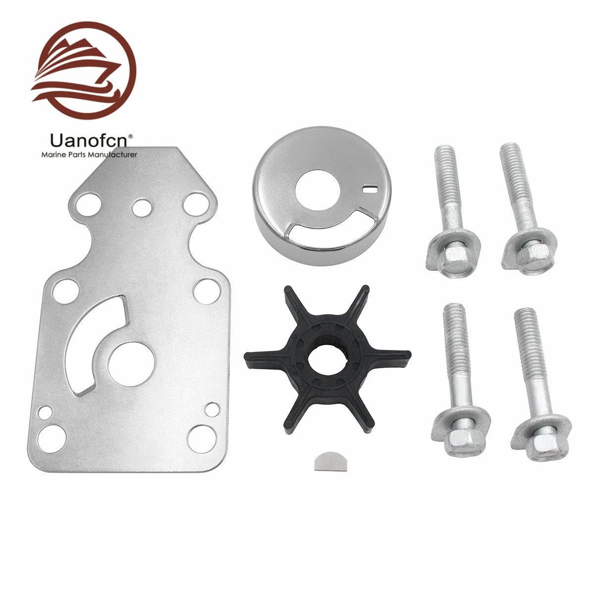 Water Pump Impeller Kit for Yamaha Outboard Motors 9.9HP 15HP (63V-W0078-00-00)