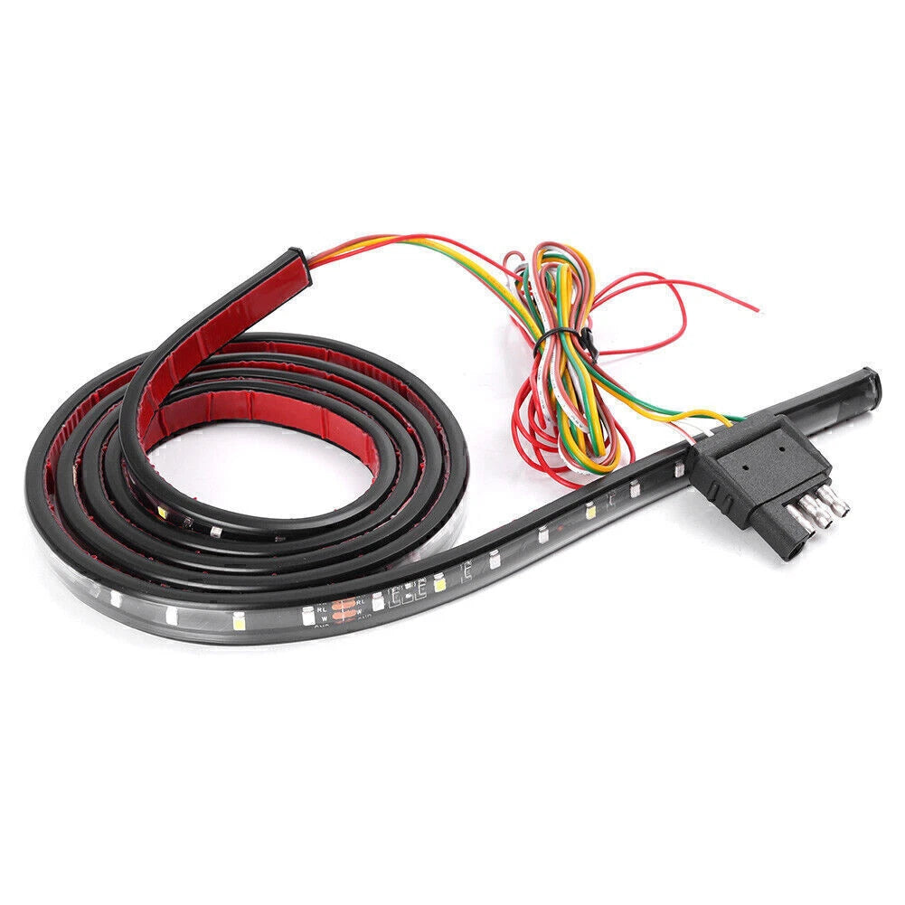 5-Function LED Tailgate Brake Signal Light Strip for Universal Vehicles