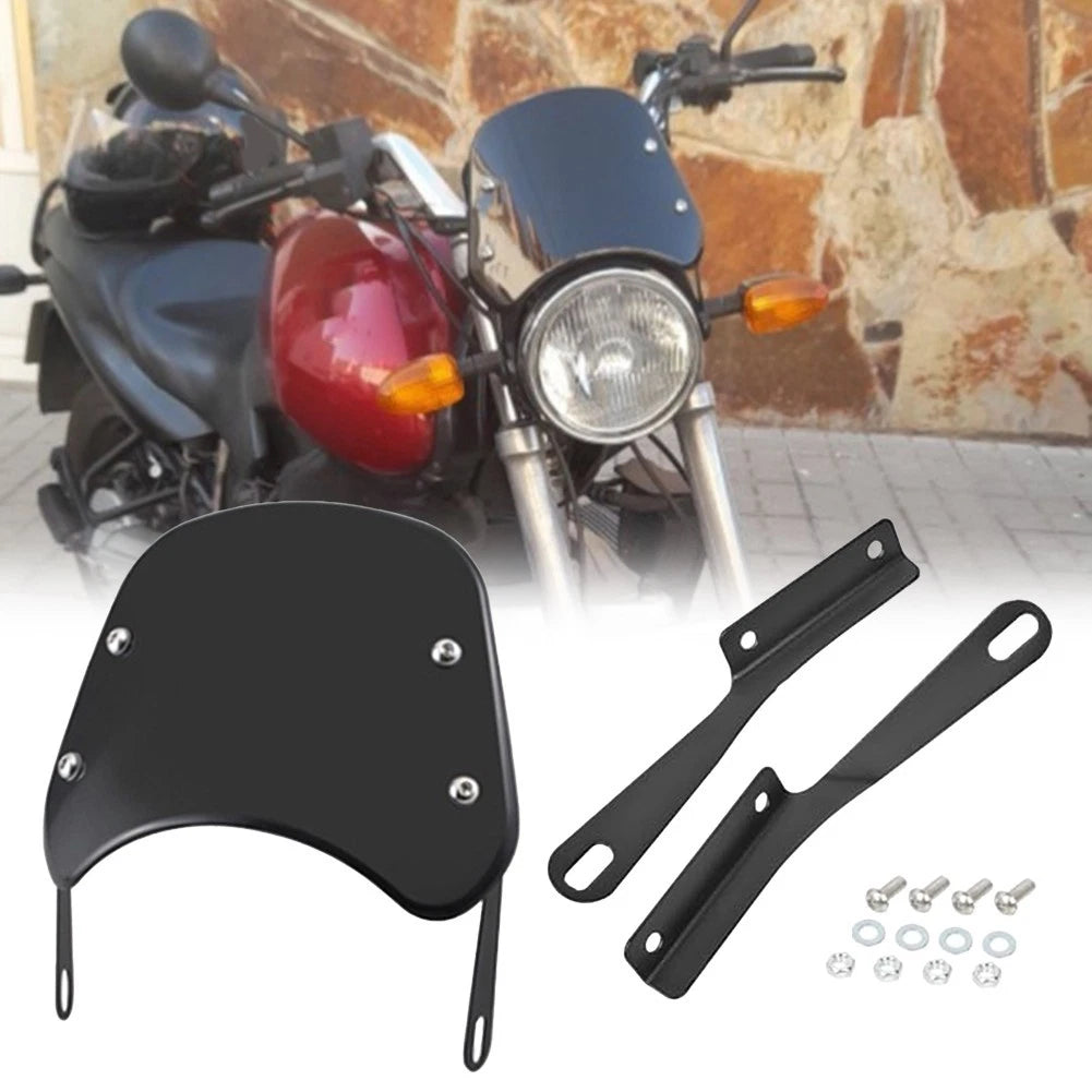 Easy Install Motorcycle Windshield Deflector Fits For Honda For Kawasaki