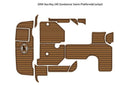Swim Platform Cockpit Pad for Sea Ray 240 Sundancer (2004) - EVA Foam Teak Floor