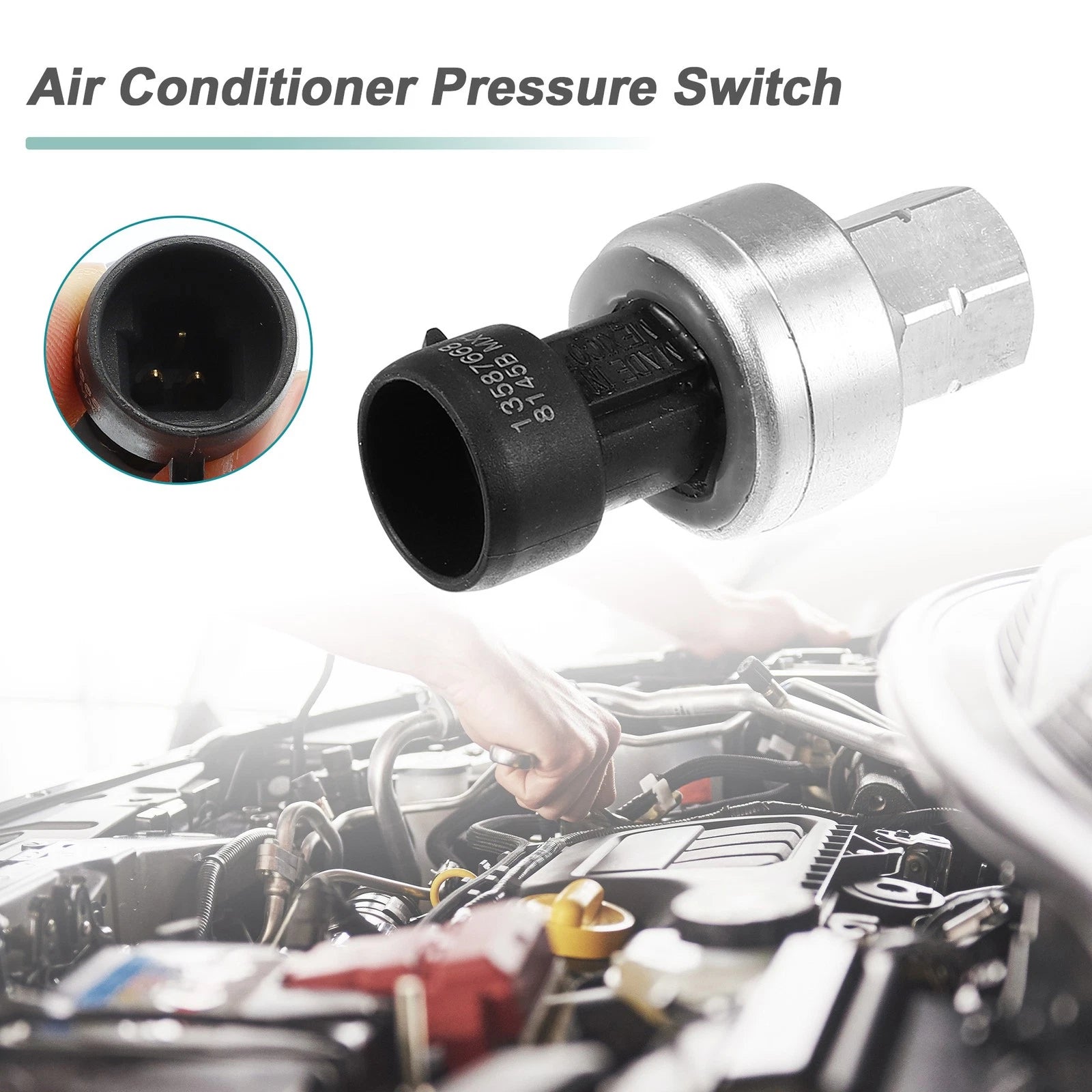Air Conditioner Pressure Switch Sensor 13587668 for Pontiac