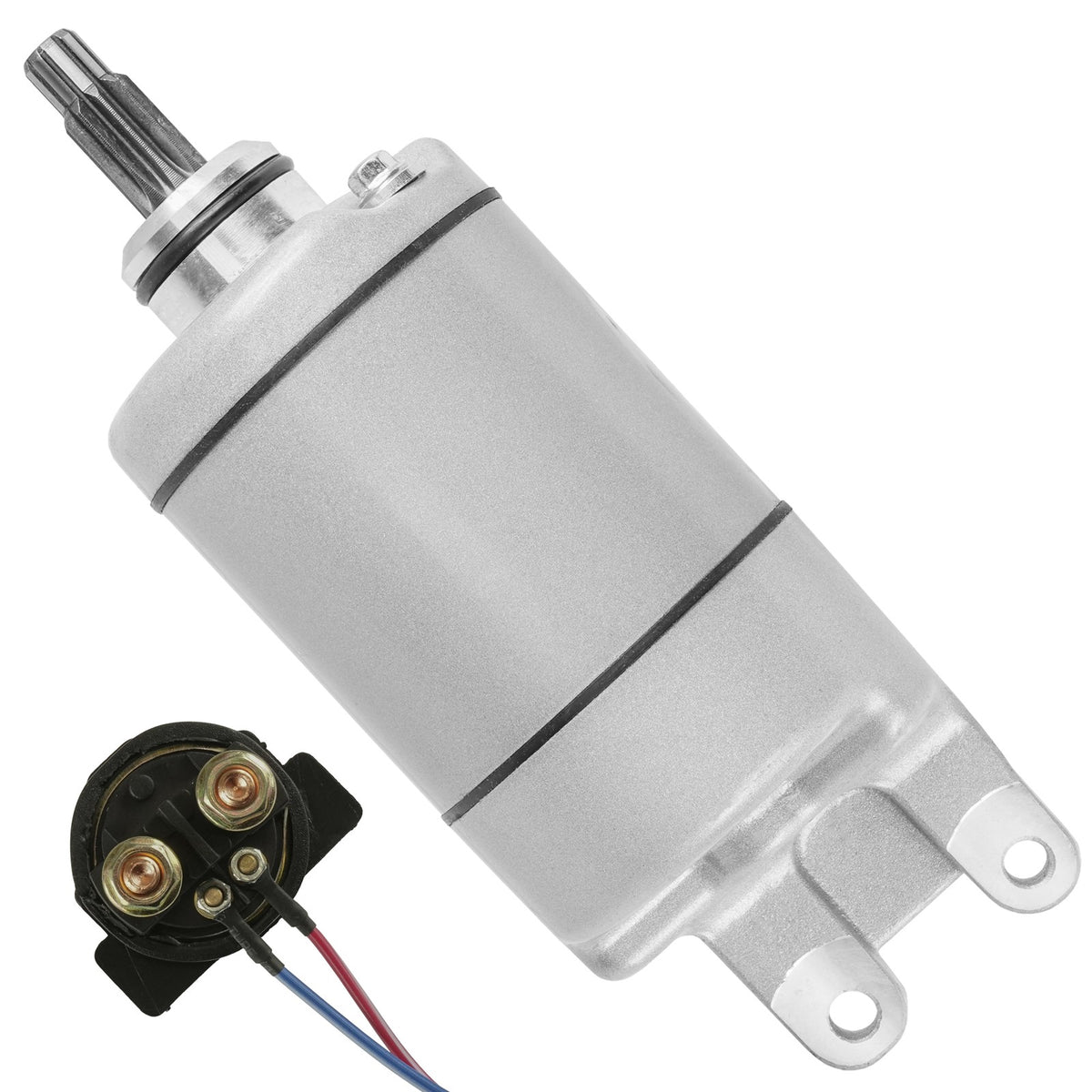 Starter with Relay Solenoid Replacement for Honda TRX300 Fourtrax (1988–2000)
