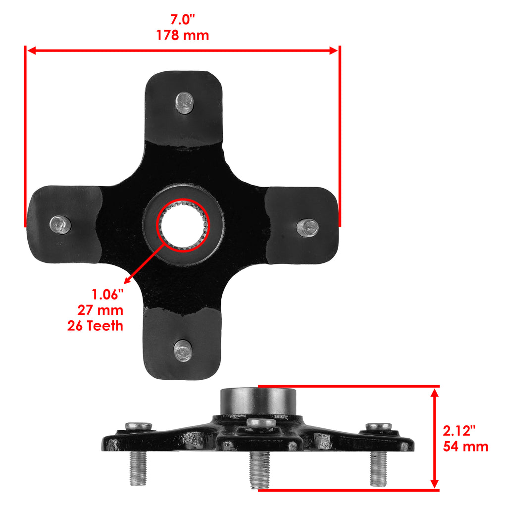 Wheel Hub Front Left Heavy Duty for Can-Am Outlander 500 (2007–2012)