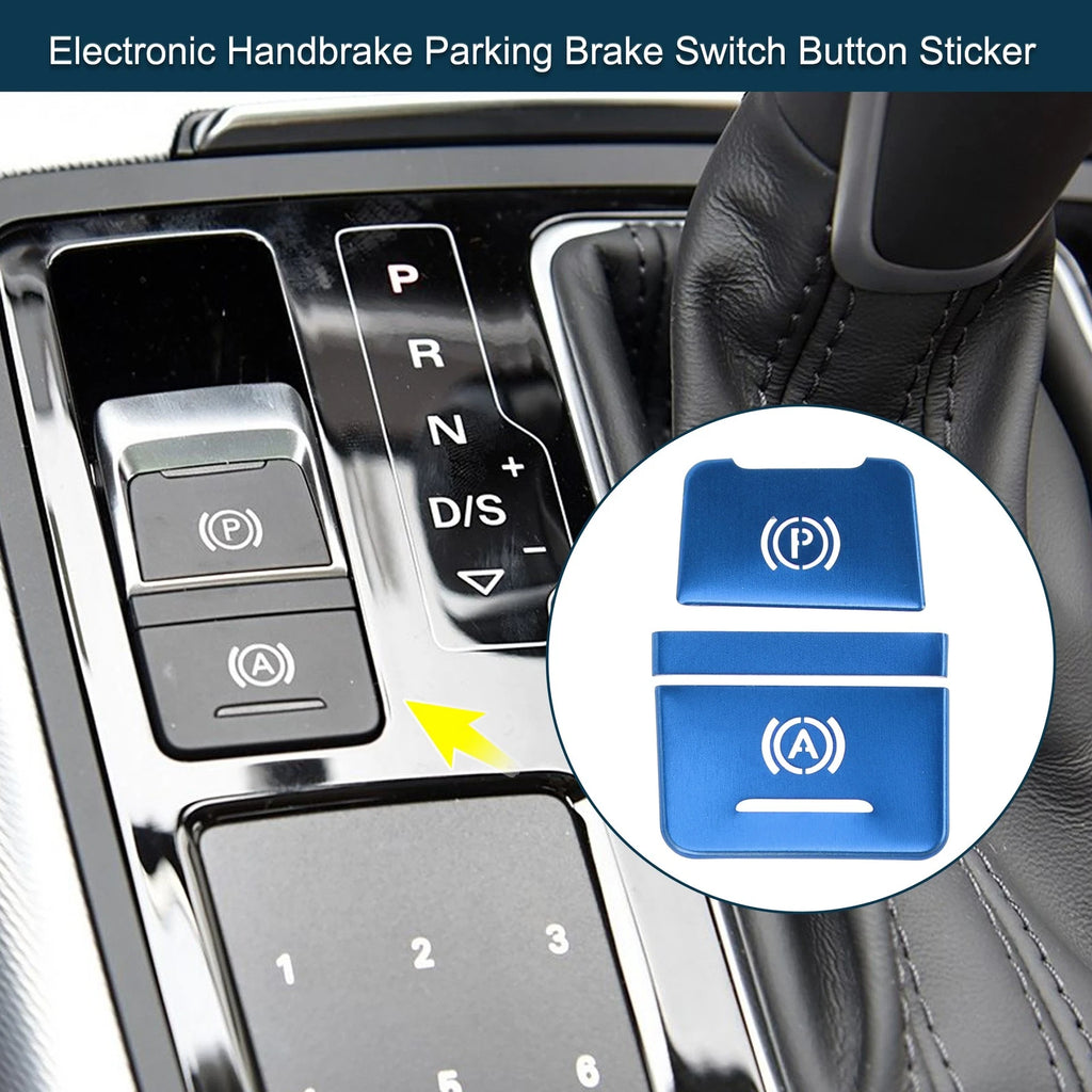 Electronic Handbrake Parking Brake Switch Button Sticker for Audi A6 C7 (2012–2018)
