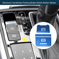 Electronic Handbrake Parking Brake Switch Button Sticker for Audi A6 C7 (2012–2018)