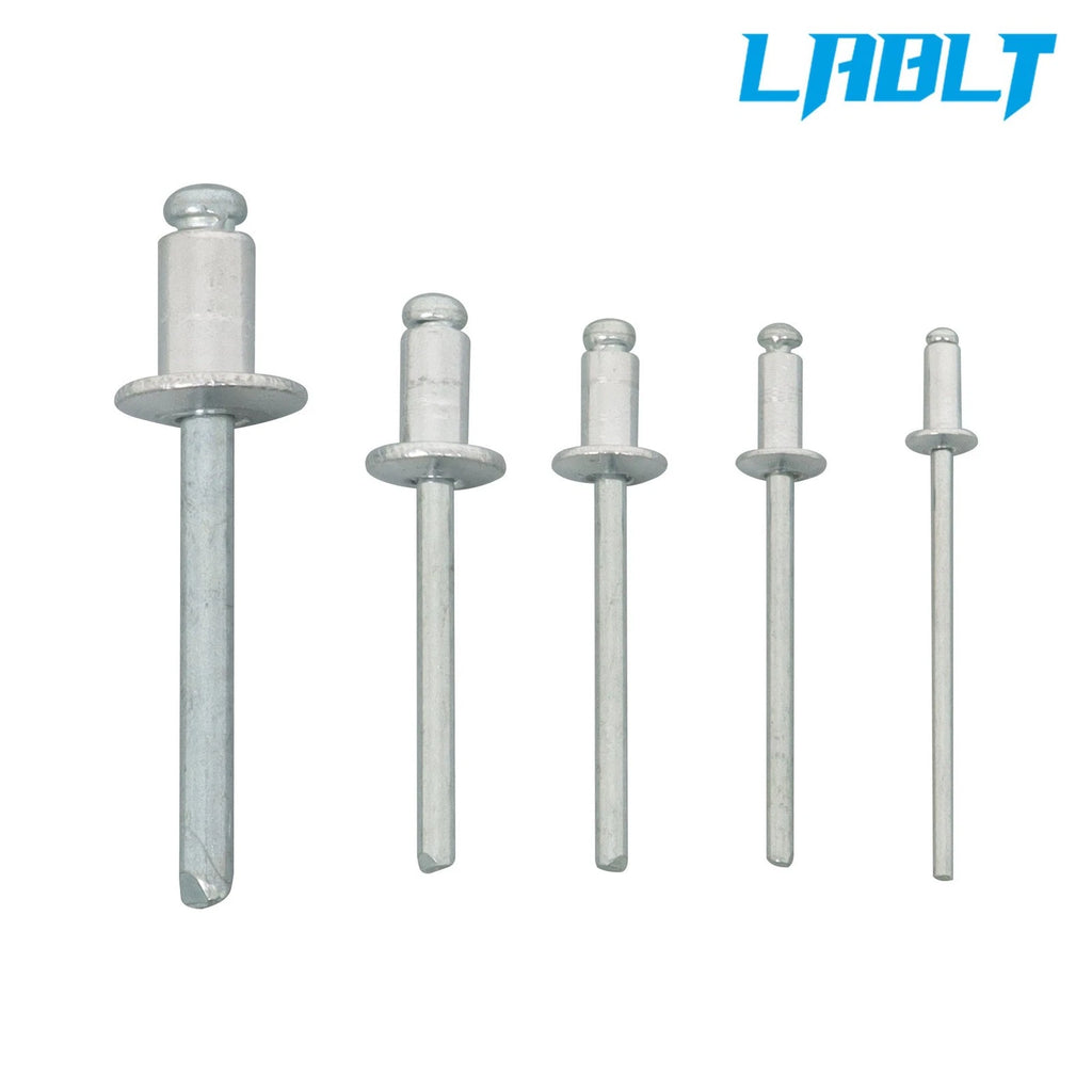 Riveting Gun Tool Set for LABLT (200 Rivets, 5 Size Heads)