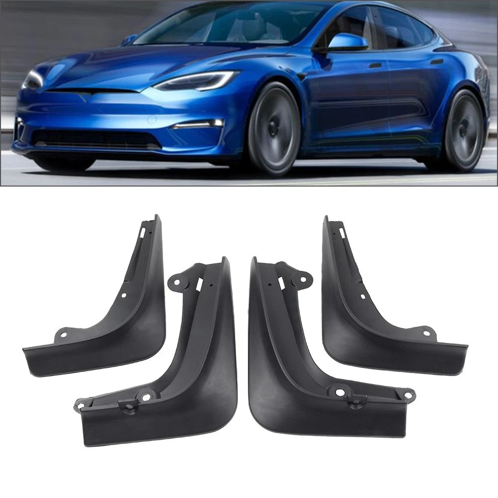 Wheel Mud Flaps Splash Guards For Tesla Model S 2014-2021