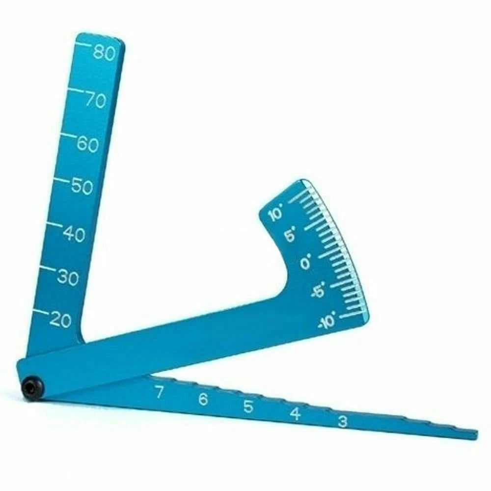 Camber Gauge Ruler Tool for Automotive Alignment (3-in-1)