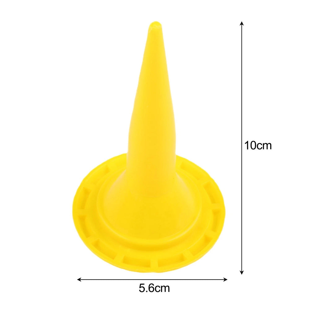 15X Reusable Yellow Caulking Nozzle for Accurate Caulk Application