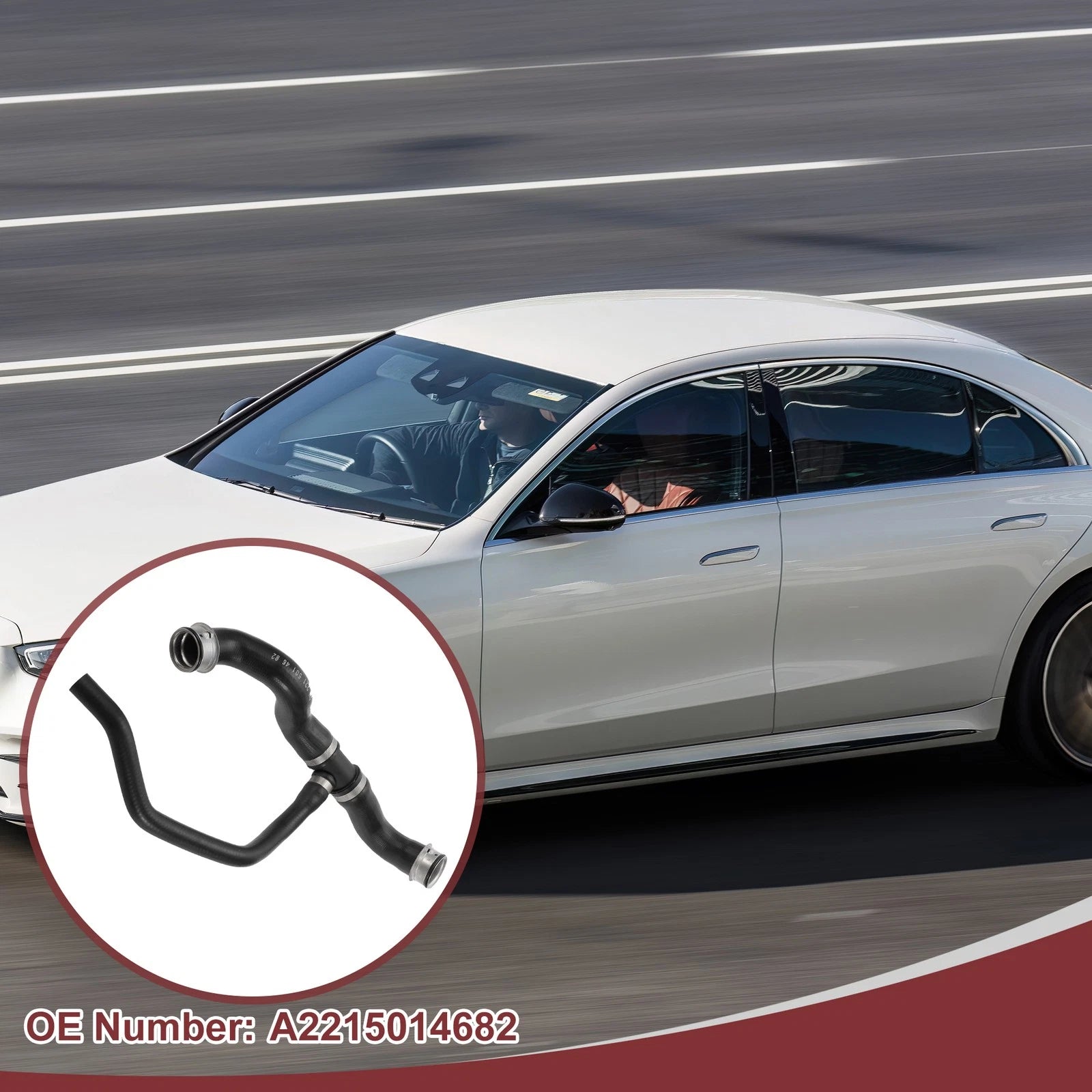 Radiator Coolant Hose Replacement for Mercedes-Benz S-Class W221 (2006–2013)