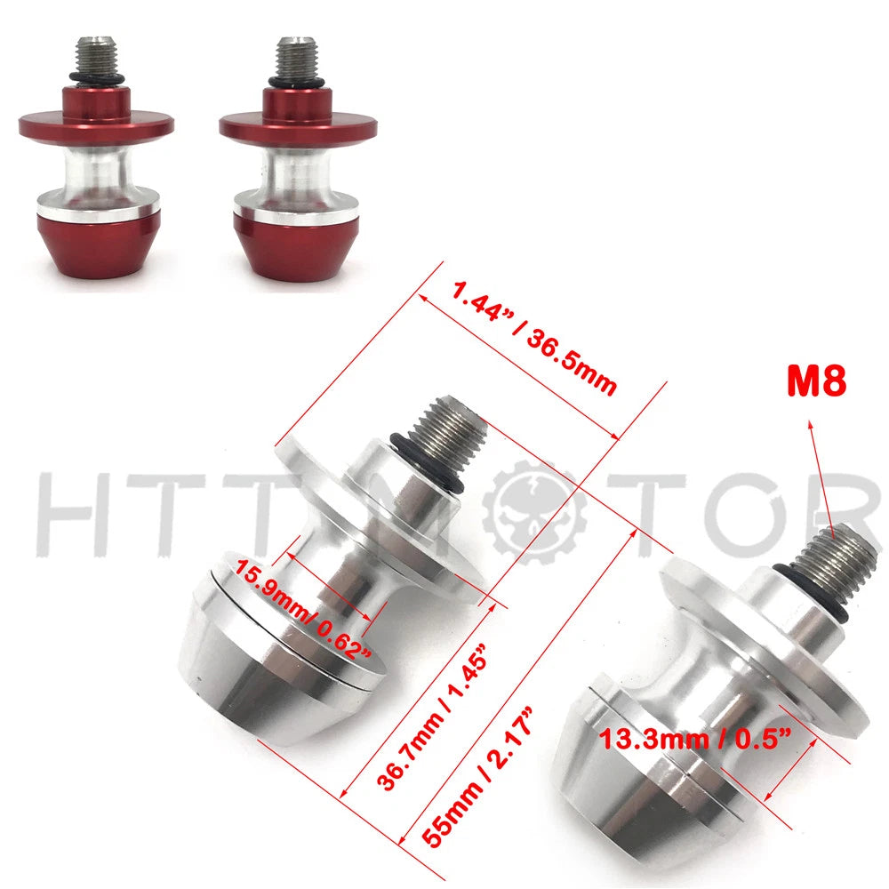 8mm CNC Swingarm Spools Sliders for Universal Motorcycle (All Years)