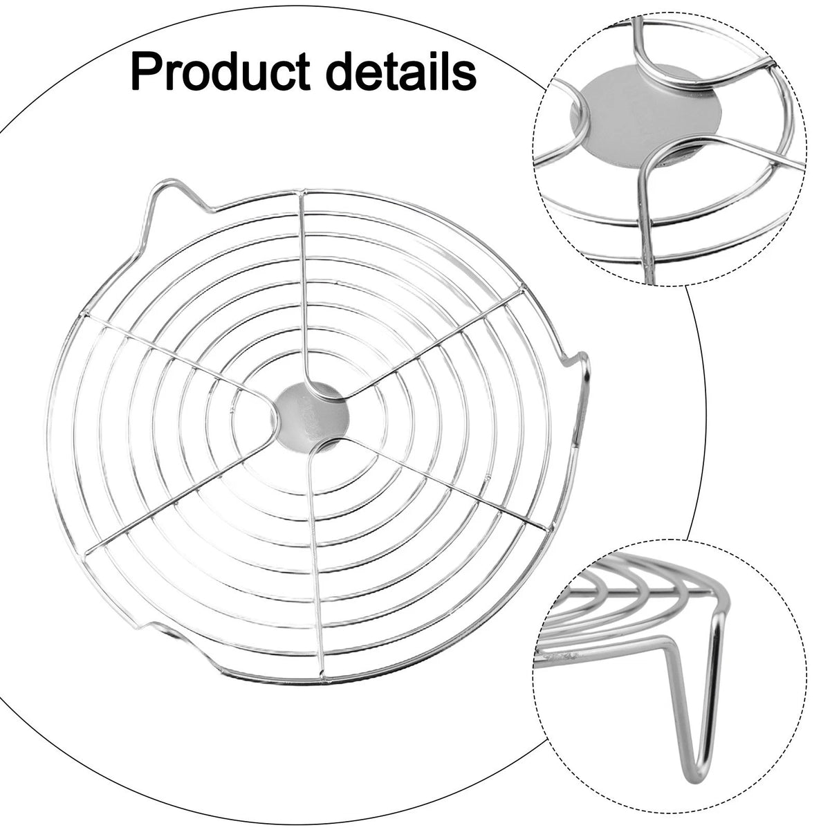 Stainless Steel Steamer Rack for Easy Maintenance