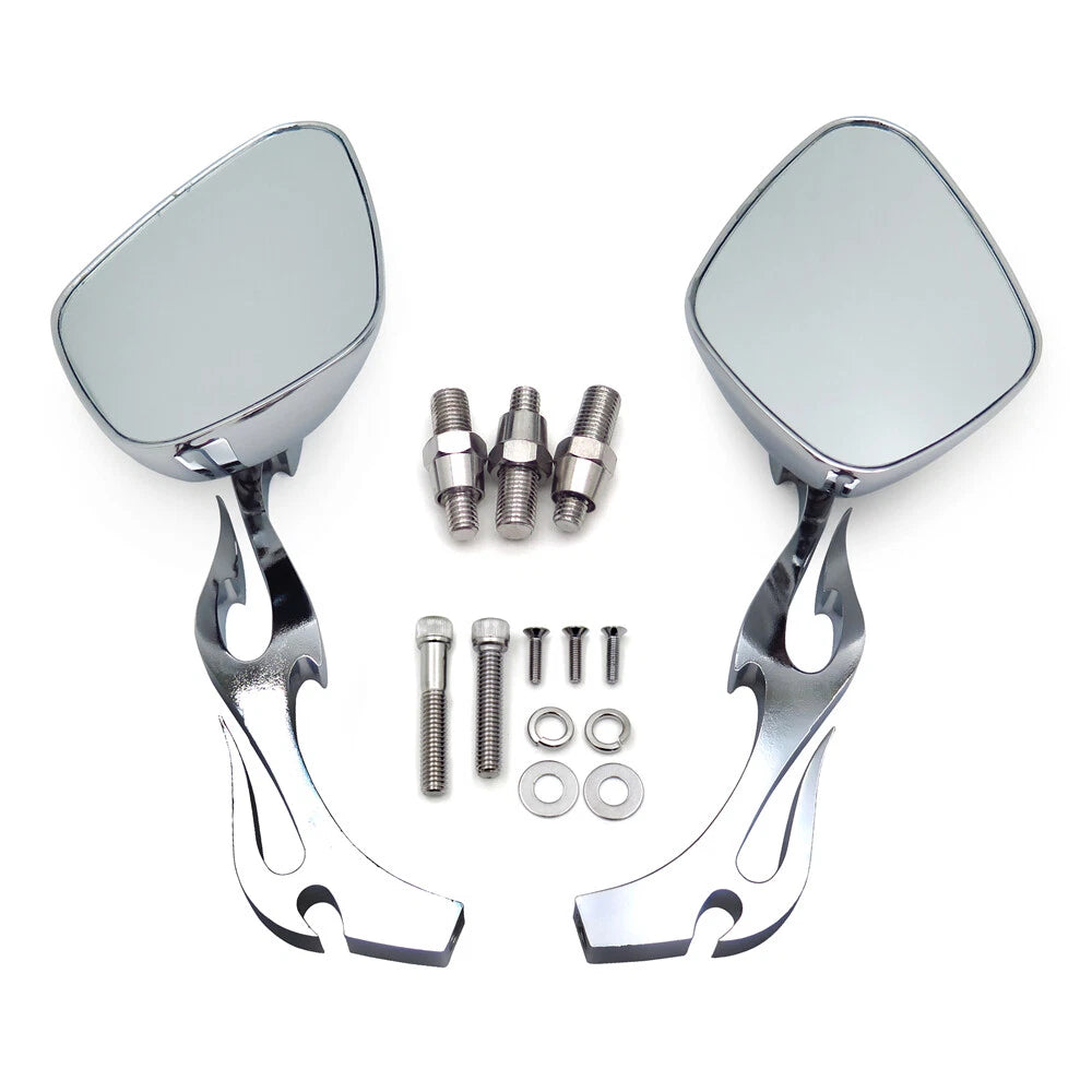 Alloy Running Custom Mirror for Harley Softail FatBoy Chrome