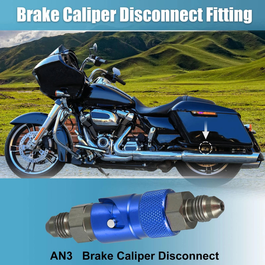 3AN Quick Release Disconnect Dry Break Coupling Fitting for Car Motorcycle