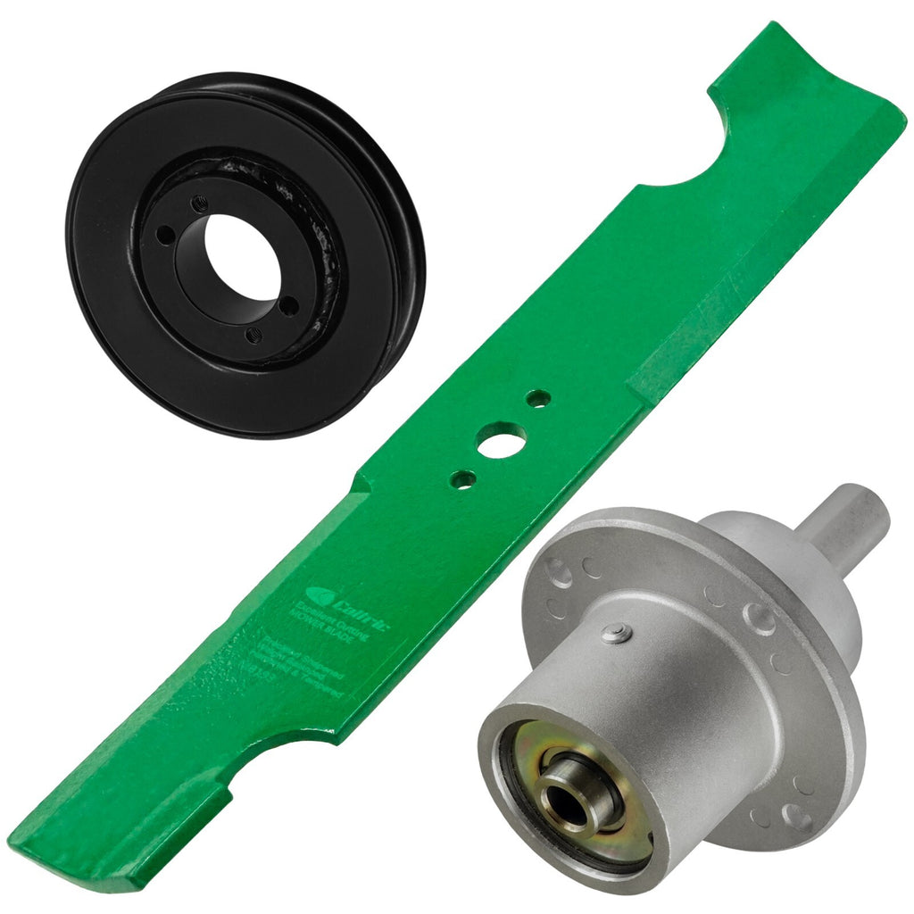 Deck Spindle Pulley and Blade for Ferris HW32KA HydroWalk SD (2005–2005)