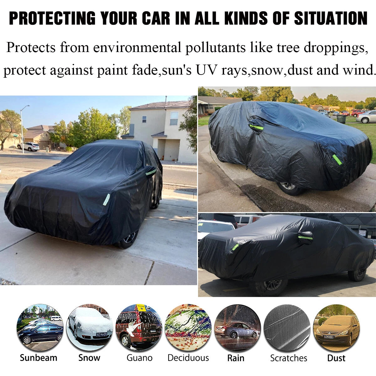 SUV Car Cover for Chevrolet Tahoe 4 Door (213"x83"x59") All Weather Protection