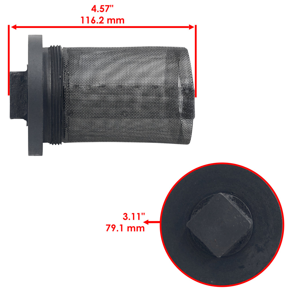 Oil Pan Drain Plug Screen with Gasket Replacement for Ford 8N 9N (1948–1952)