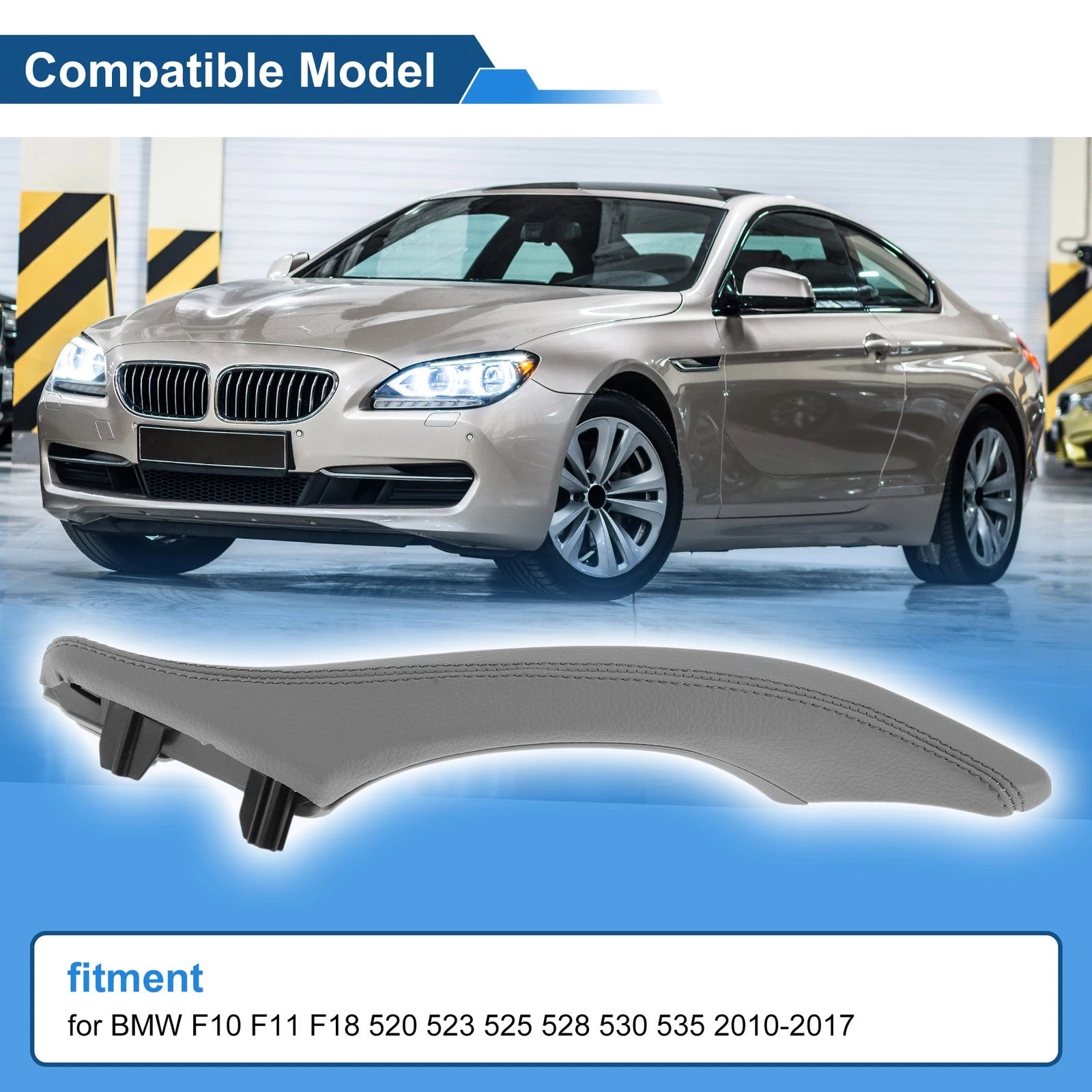 Interior Door Handle Inner Panel Replacement for BMW F10 F11 F18 (2010–2017)
